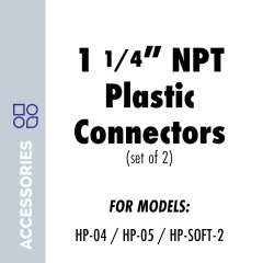 1.25 NPT PLASTIC CONNECTORS